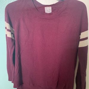 Long Sleeve Burgundy Shirt